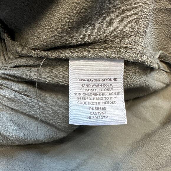 Trove Sleeveless Cardigan size XS Green Boho Sleeveless Drape Vest‎ Longline - Picture 4 of 8